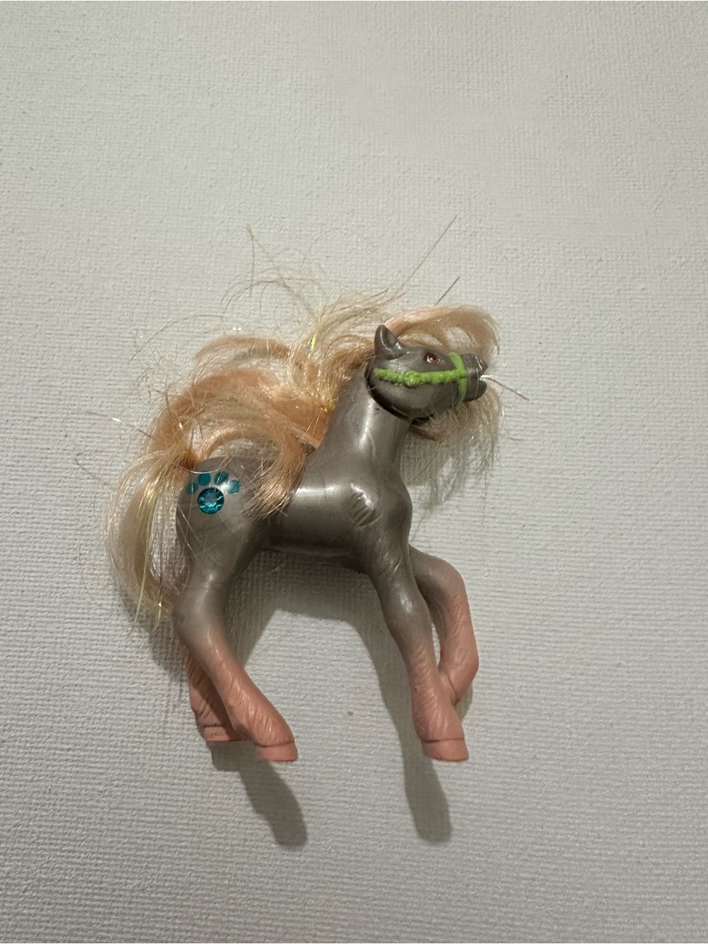 1995 Littlest Pet Shop Sparkling Ponies Lil’ Magic Drinkin’ Filly (Pearl) Vtg - Picture 3 of 11